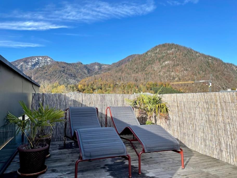 Luxus Penthouse Mit Panoramablick Apartman Bad Ischl Kültér fotó